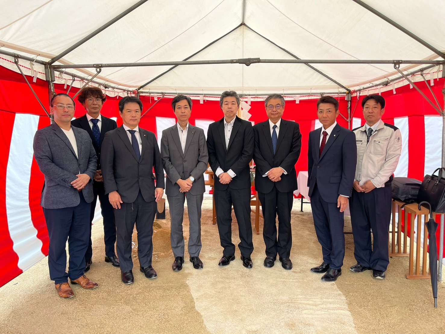 （地鎮祭）アイザワ証券様の地鎮祭に参加♪