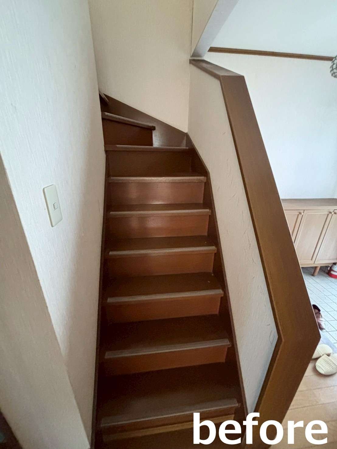 クロス貼り替え前